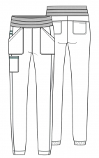 WW011 Workwear Revolution Pantalon de Joggeur avec 5 Poches de Cherokee