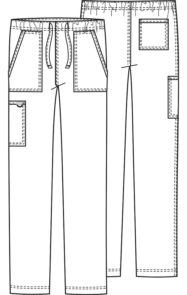 Cherokee Revolution – Unisex Tapered Leg Drawstring Pant WW020T