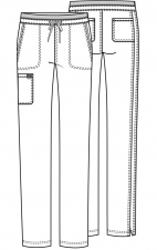 WW105 Workwear Revolution Tapered Leg 5 Pocket Scrub Pant by Cherokee