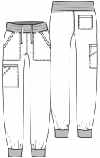 WW115 Workwear Revolution Jogger avec 5 Poches de Cherokee