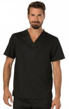 WW690 Workwear Revolution Men's Chest Pocket Tuckable V-Neck Top by Cherokee