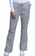 4044 Workwear Core Stretch Flare Leg Drawstring Pant by Cherokee
