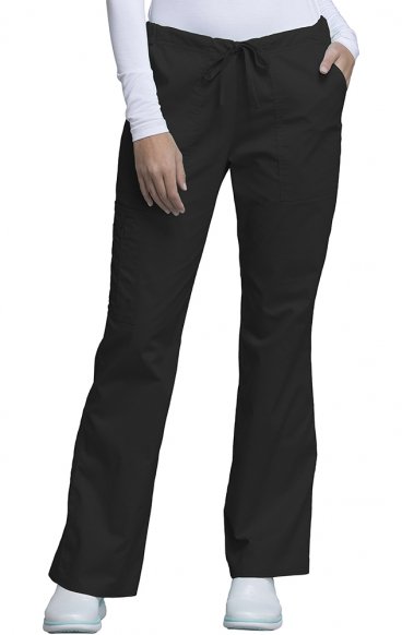 4044T Tall Workwear Core Stretch Flare Leg Drawstring Pant by Cherokee 4044T Tall Workwear Core Stretch Flare Leg Drawstring Pant by Cherokee