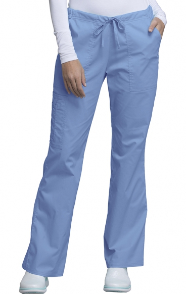 4044T Tall Workwear Core Stretch Flare Leg Drawstring Pant by Cherokee 4044T Tall Workwear Core Stretch Flare Leg Drawstring Pant by Cherokee