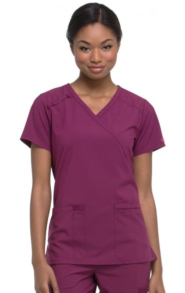 *FINAL SALE S DK625 Dickies EDS Essentials Mock Wrap Top *FINAL SALE S DK625 Dickies EDS Essentials Mock Wrap Top