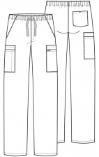 4000 Workwear Originals Pantalon Jambe Effilée avec 7 Poches pour Hommes par Cherokee