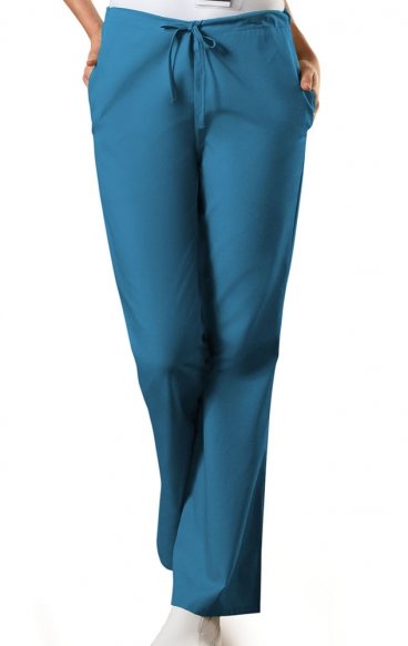 4101P Petite Workwear Originals Pantalon Évasée avec Cordon de Serrage par Cherokee 4101P Petite Workwear Originals Pantalon Évasée avec Cordon de Serrage par Cherokee