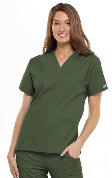4700 Workwear Originals Haut à Col en V et Manches Dolman par Cherokee 4700 Workwear Originals Haut à Col en V et Manches Dolman par Cherokee