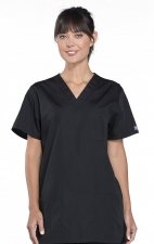 4876 Workwear Originals Haut à Col en V Unisexe avec 3 Poches par Cherokee
