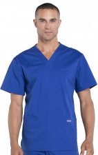 WW695 Workwear Professionals Haut à Col en V avec 4 Poches pour Hommes par Cherokee