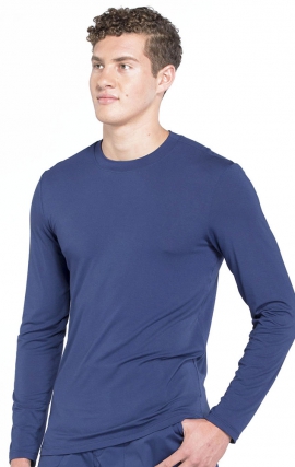 WW700 Workwear Professionals Men's Jersey Knit Underscrub Long Sleeve Tee by Cherokee