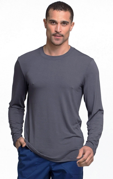 WW700 Workwear Professionals Men's Jersey Knit Underscrub Long Sleeve Tee by Cherokee