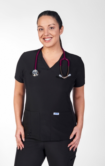 *FINAL SALE XL T8020 The Rose - MOBB Mentality Scrub Top