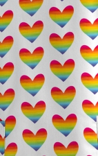 9810 Maevn Haut à Col en V Imprimé pour Femmes - Peace Love and Rainbows