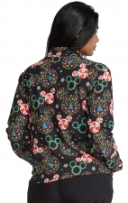 TF320 Tooniforms Packable Print Jacket by Cherokee - Holiday Heads