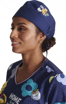 TF512L Tooniforms Unisex Print Scrub Cap with Mask Tabs by Cherokee Uniforms - Sweet Home