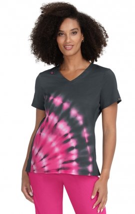 1031PR koi Basics Haut Cali - Tie Dye Burst Flamingo