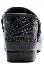 Le Professional par Dansko (aux femmes) - Black Tooled Leather