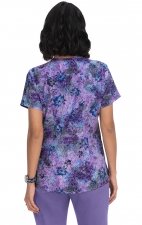 1082PR koi Lite Velora Stretch Print Top - Electric Animal