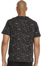CK692 Men's V-Neck Chest Pocket Print Top by Cherokee - Need my Space