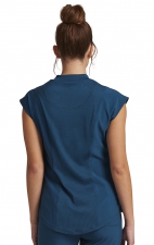 CK742 Infinity Mock Neck 4 Pocket Top with Flex Panels by Cherokee