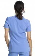 CKA684 Allura Fitted V-Neck 3 Pocket Top by Cherokee