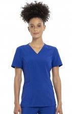 CKA684 Allura Fitted V-Neck 3 Pocket Top by Cherokee