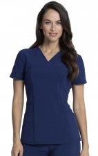 CKA684 Allura Fitted V-Neck 3 Pocket Top by Cherokee