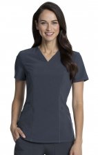 CKA684 Allura Fitted V-Neck 3 Pocket Top by Cherokee