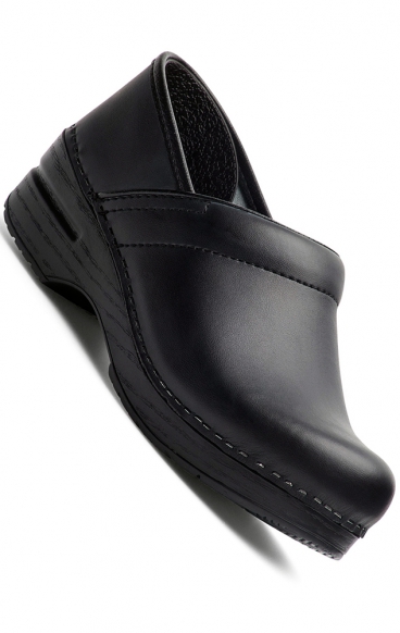 Professional Black Box Leather Clog by Dansko (Men's View)