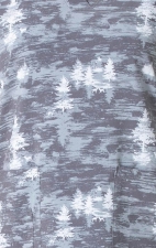 C12114 Carhartt Force Cross-Flex Haut à Encolure en V pour Femmes Imprimé - Snowy Pines