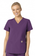 C12113 Carhartt Force Haut à Col en V Moderne pour Femmes