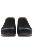 Brenna Black Burnished Suede Women's Slip On by Dansko