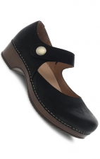 Beatrice Noir Bruni Nubuck Mary Jane Agrafé par Dansko