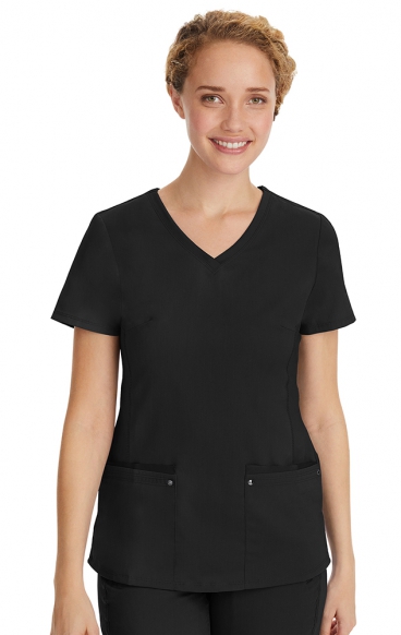 2245 Healing Hands Purple Label Yoga Juliet Top with Side Stretch Panels