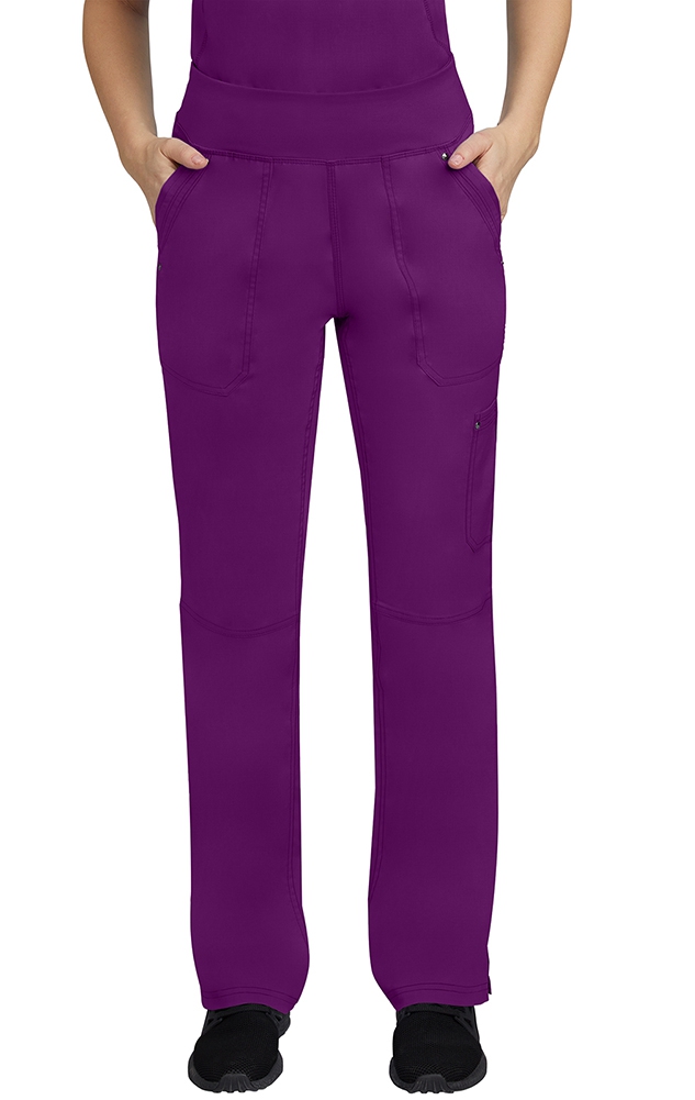 Purple Label Yoga Scrub Pants Pockets Medical Hospital Nursing size 3XL