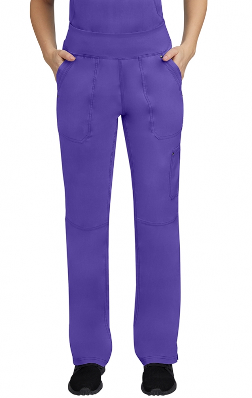 Purple Label by Healing Hands Women's Tori Yoga Scrub Pant - Uniforms Town