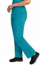 9133P Petite Healing Hands Purple Label Tori Yoga Scrub Pants