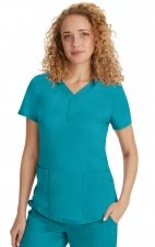 2167 Healing Hands Purple Label Jane Y-Neck Top