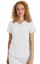 2167 Healing Hands Purple Label Jane Y-Neck Top