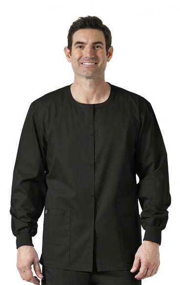 800 WORK Unisex Snap Front Round Collar Jacket by WINK 800 WORK Unisex Snap Front Round Collar Jacket by WINK