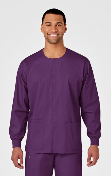 *VENTE FINALE XL 800 WonderWORK Manteau Unisexe avec Col Rond et Fermature à Pression *VENTE FINALE XL 800 WonderWORK Manteau Unisexe avec Col Rond et Fermature à Pression