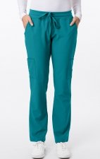 2200 Greentown 4 Flex Modern Waist Straight Leg Cargo Scrub Pants