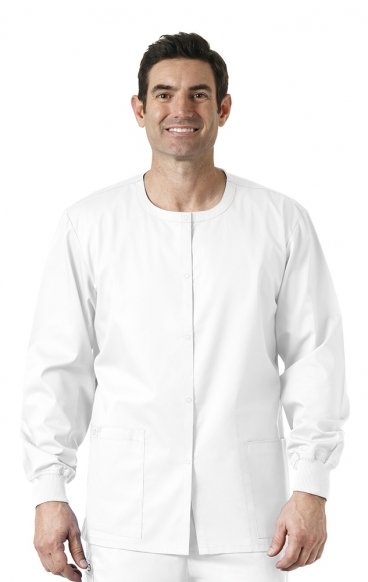 *VENTE FINALE 5XL 800 WonderWORK Manteau Unisexe avec Col Rond et Fermature à Pression