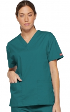 86706 Dickies EDS Signature Haut à Col en V avec 2 Poches