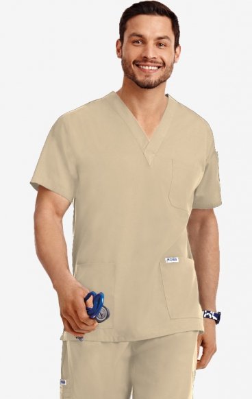 *FINAL SALE XXS 310T MOBB Classic Unisex 3 Pocket Scrub Top