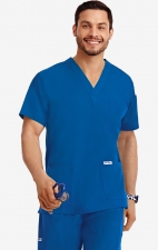 MOBB Classic Unisex 3 Pocket Scrub Top (Men's View) - Royal Blue (RO)