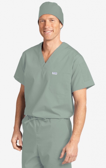 *FINAL SALE XS 606T MOBB Unisex V-Neck Chest Pocket Scrub Top