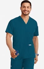 MOBB classique unisexe 3 Pocket Scrub Top (La vue de l'Homme) - Caribbean (CA)