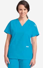 310T MOBB Classic Unisex 3 Pocket Scrub Top (Men's View)